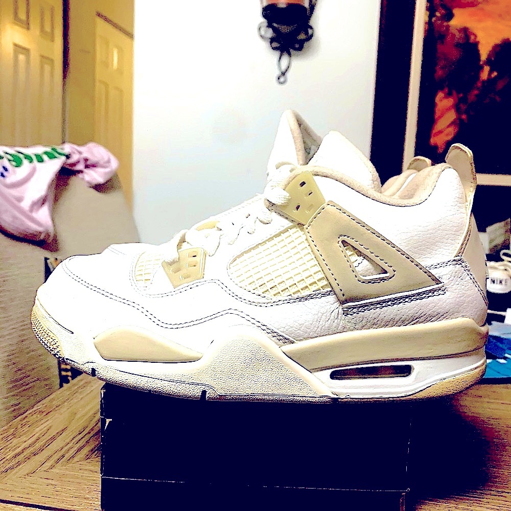 Nike Air Jordan 4 Retro “Sand Linen" GS 487724-118